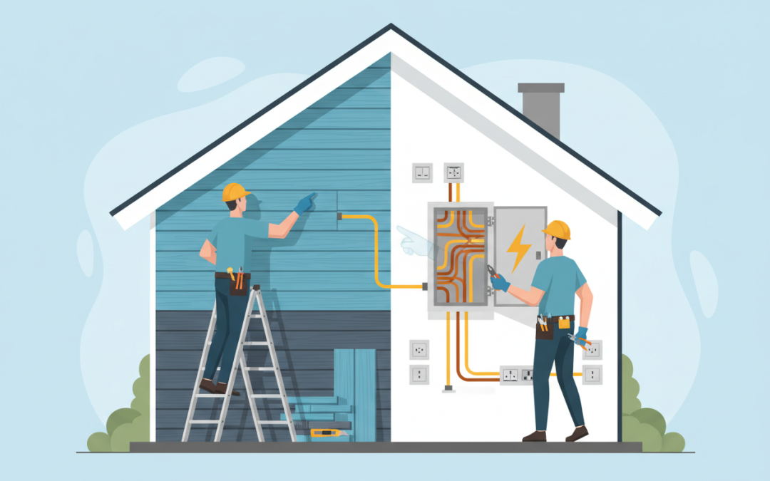 Siding Replacement and Electrical Work: Coordination Tips